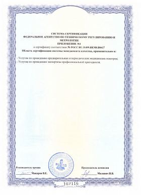 Приложение №1 к Сертификату соответствия №РОСС RU.31499.ИЕМ0.В0417